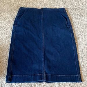 Jean pencil skirt